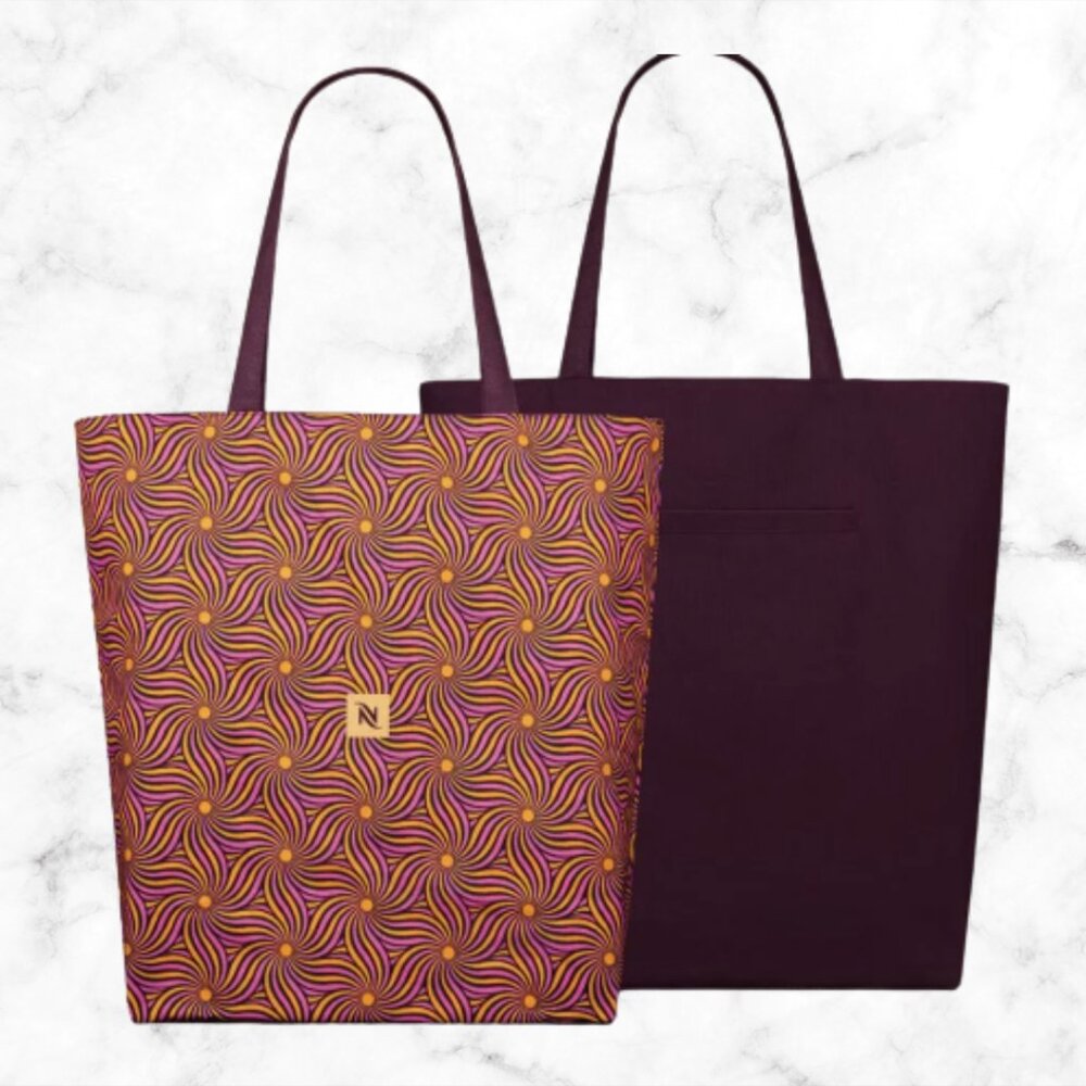 NWT| NESPRESSO 2025 Limited Edition Reversible Tote Bag | Thandiwe Muriu Collab
